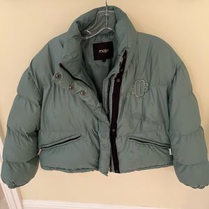 Maje Puffer Cropped Jacket